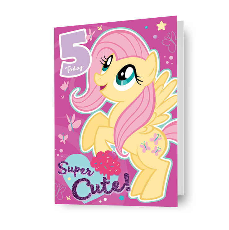 My Little Pony 5 jaar verjaardagskaart