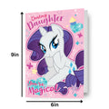 My Little Pony 'Daughter' Rarity Birthday Card