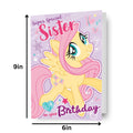 My Little Pony 'Sister' Fluttershy Birthday Card