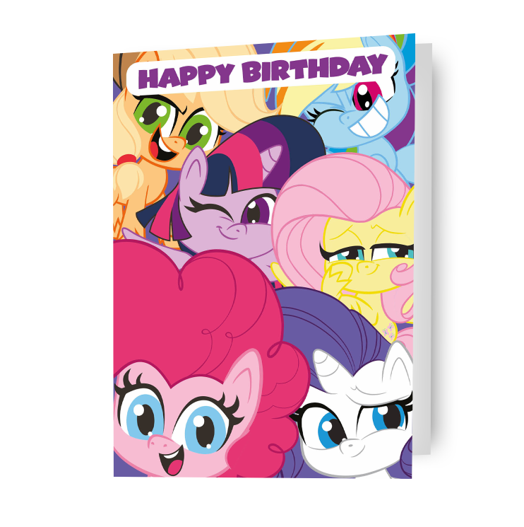 My Little Pony 'Happy Birthday'-kaart