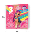 My Little Pony Age 3 Birthday Card