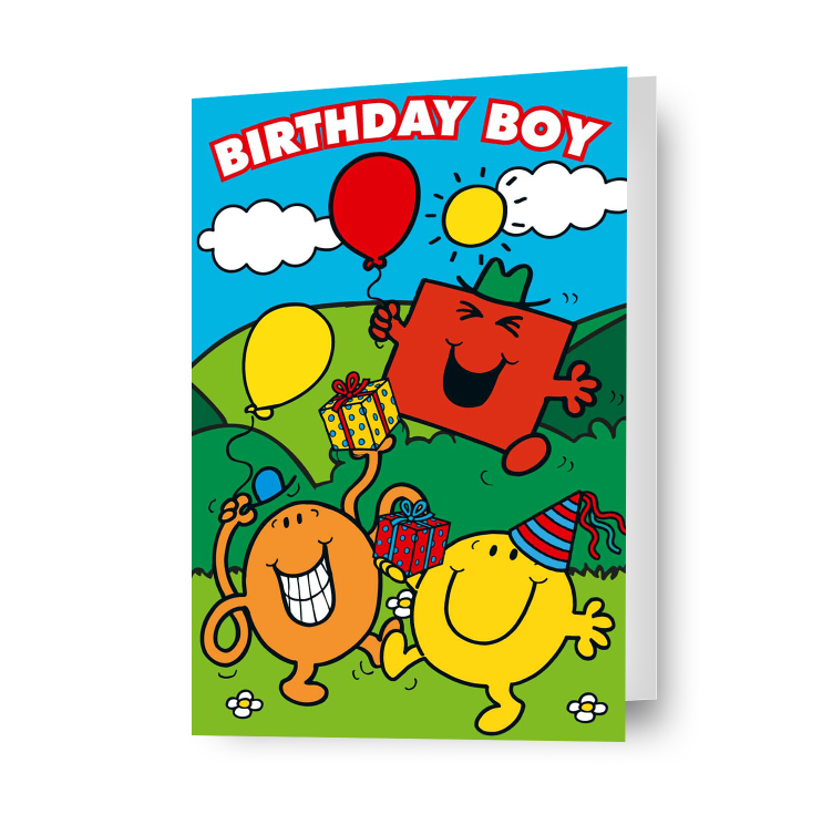 Mr Men & Little Miss 'Birthday Boy' Card – Danilo Promotions