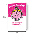 Mr Men & Little Miss Princess 'Daughter' Birthday Card