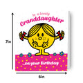 Mr Men & Little Miss 'Lovely Granddaughter' Birthday Card
