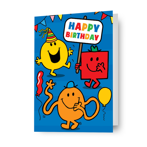 Mr Men & Little Miss 'Happy Birthday' Card