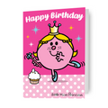 Mr Men & Little Miss Princess 'Happy Birthday' Card