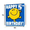 Mr Men & Little Miss Age 5 Birthday Card