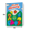 Mr Men & Little Miss Spinner 'Happy Birthday' Card