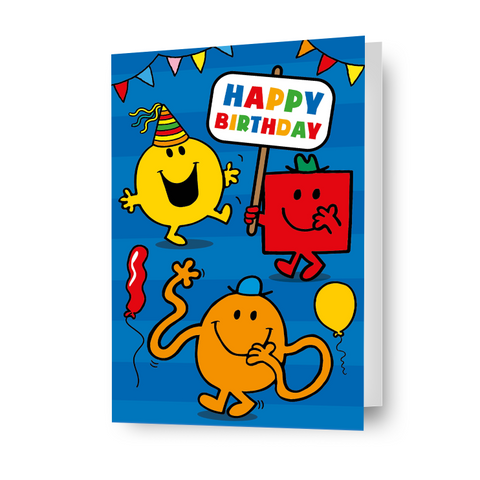 Mr Men & Little Miss 'Happy Birthday' Card