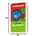 Mr Men & Little Miss 'Mr Perfect' Husband Birthday Card