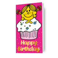 Little Miss Sunshine Cupcake Birthday Card