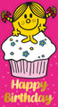 Mr Men & Little Miss Sunshine Cupcake Birthday Card