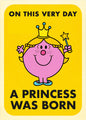 Mr Men & Little Miss Princess Birthday Card