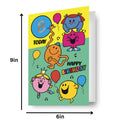 Mr Men & Little Miss Age Sticker Birthday Card