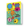 Mr Men & Little Miss Age Sticker Birthday Card