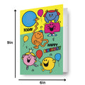 Mr Men & Little Miss Age Sticker Birthday Card