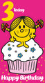 Mr Men & Little Miss Age 3 Birthday Card