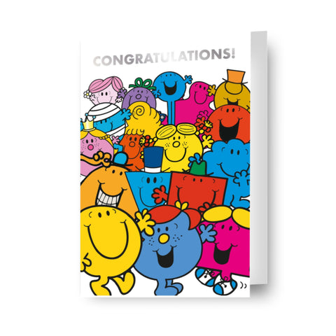 Mr Men & Little Miss Congratulations Card