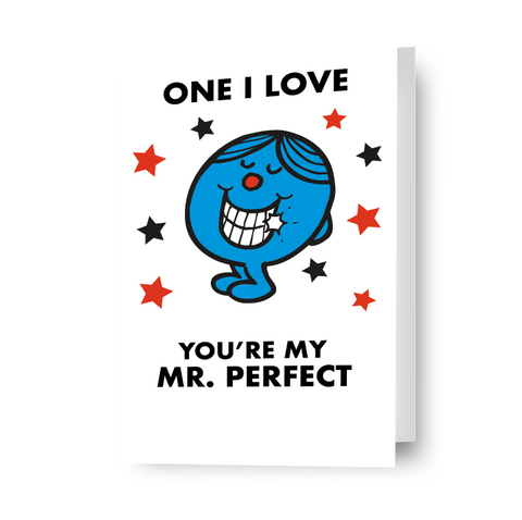 Verjaardagskaart Mr Men & Little Miss 'One I Love'