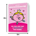 Mr Men & Little Miss 'Granddaughter' Birthday Card