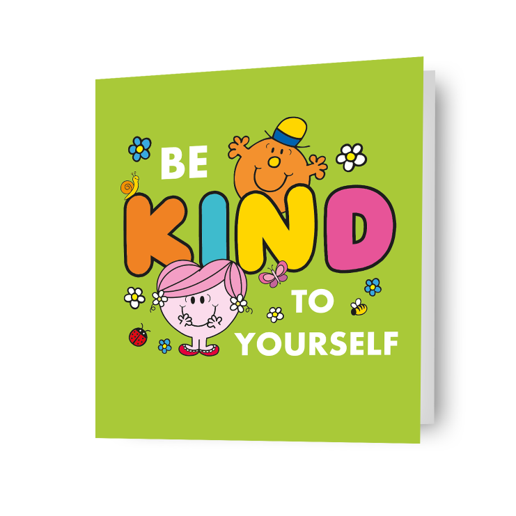 Mr Men & Little Miss 'Be Kind To Yourself' Blank Card