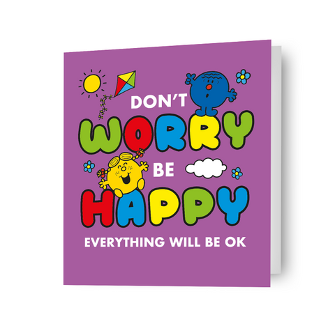 Mr Men & Little Miss 'Everything Will Be Okay' Blank Card