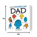 Mr Men & Little Miss 'Dad' Father's Day Card