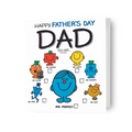 Mr Men & Little Miss 'Dad' Father's Day Card
