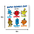 Mr Men and Little Miss 'You are...' Father's Day Card