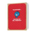 Mr Men & Little Miss 'Mr Perfect' Valentine's Day Card