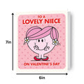 Mr Men & Little Miss 'Lovely Niece' Valentine's Day Card