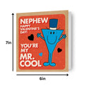 Biglietto di San Valentino per nipote Mr. Men & Little Miss realizzato con carta con risorse sostenibili