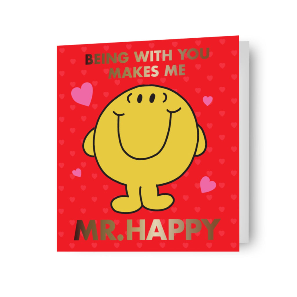 Mr Men & Little Miss 'Mr. Happy' Valentine's Day Card