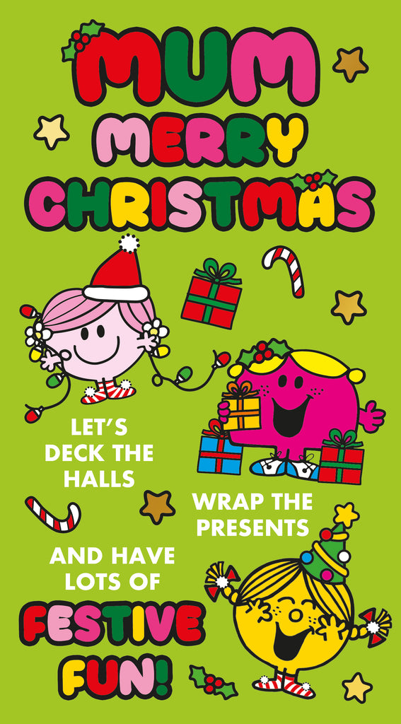 Mr Men & Little Miss Mum Christmas Card