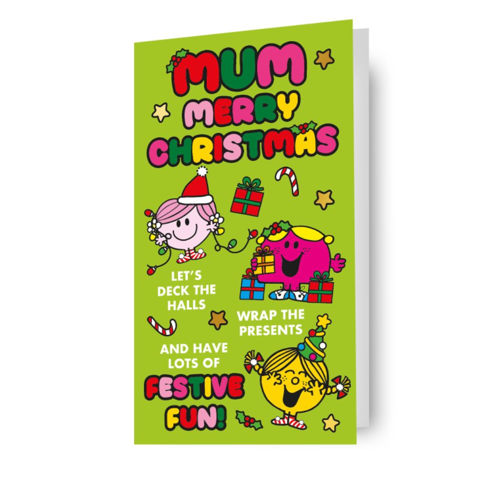 Mr Men & Little Miss Mum Christmas Card