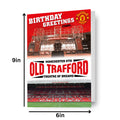 Manchester United FC Old Trafford Stadium Pop Up Card