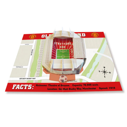 Manchester United FC Old Trafford Stadium Pop Up Card