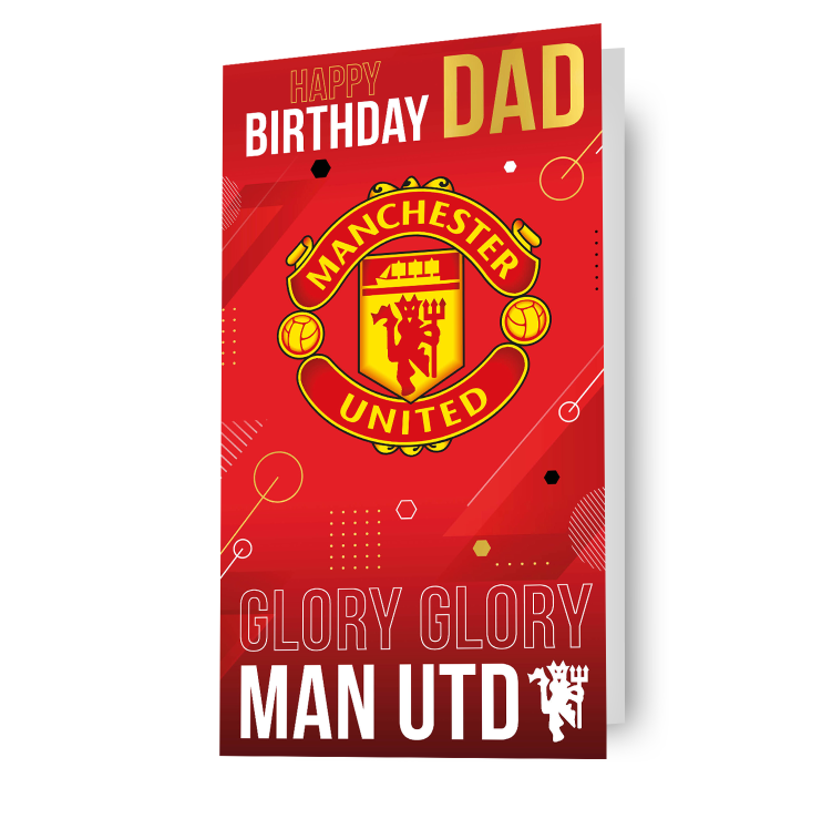 Manchester United FC 'Papa' verjaardagskaart