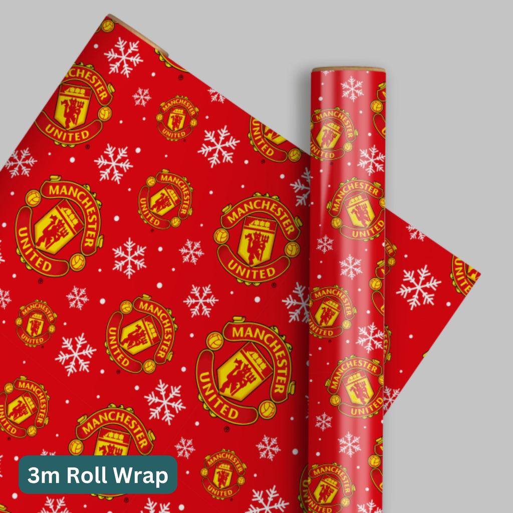 Manchester United FC Kerstcadeaupapier 3m Rol