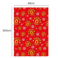 Manchester United FC Christmas 3m Roll Wrapping Paper - 3 Pack Bundle