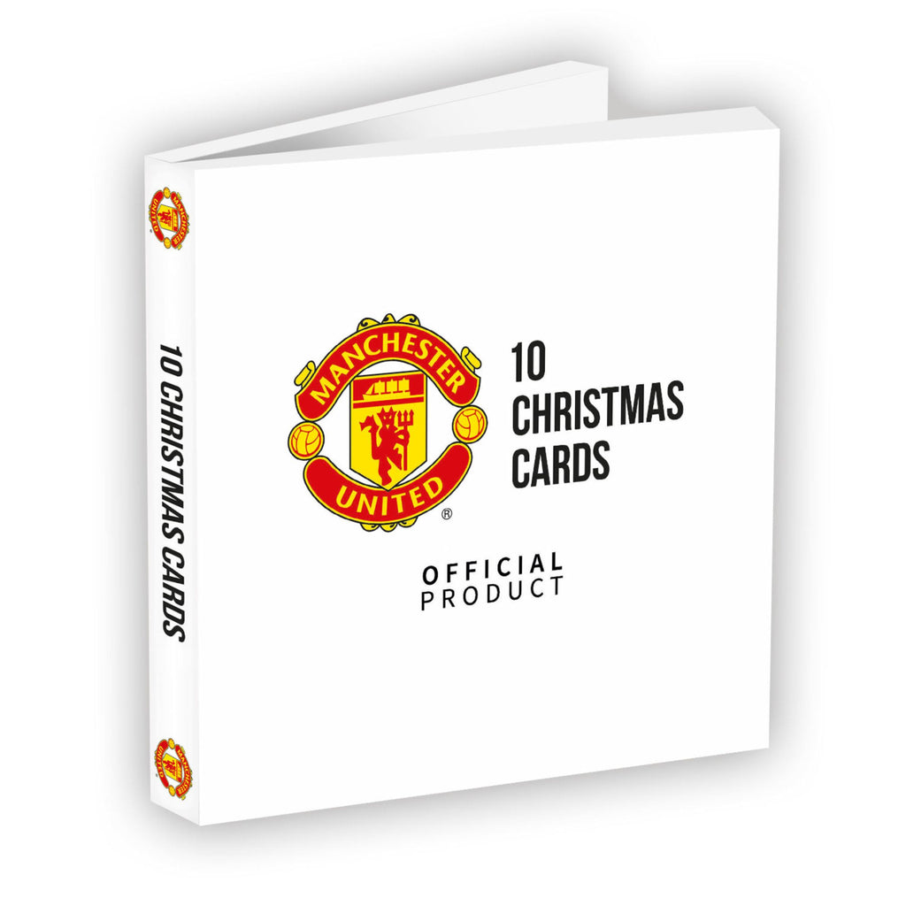 Manchester United FC Multipack of 10 Christmas Card