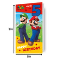 Super Mario Bros Age 5 Birthday Card