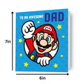 Super Mario 'Dad' Birthday Card