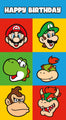 Super Mario Birthday Card