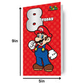 Super Mario Age 8 Birthday Card