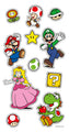 Super Mario Sticker Birthday Card