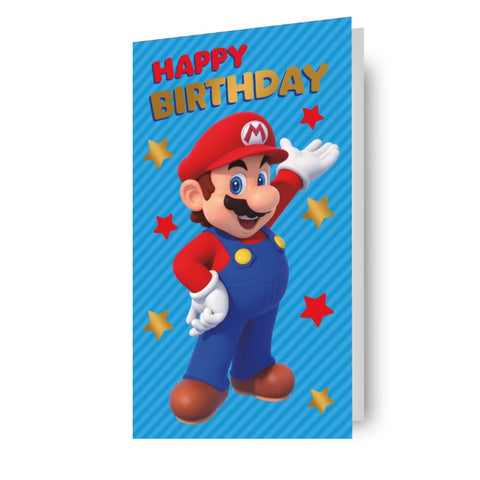 Super Mario Birthday Card