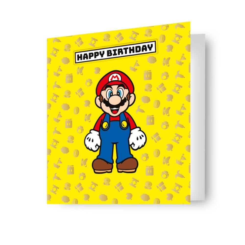 Super Mario Birthday Card
