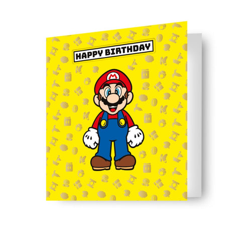 Super Mario Birthday Card