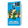 Minecraft Age 10 Birthday Card